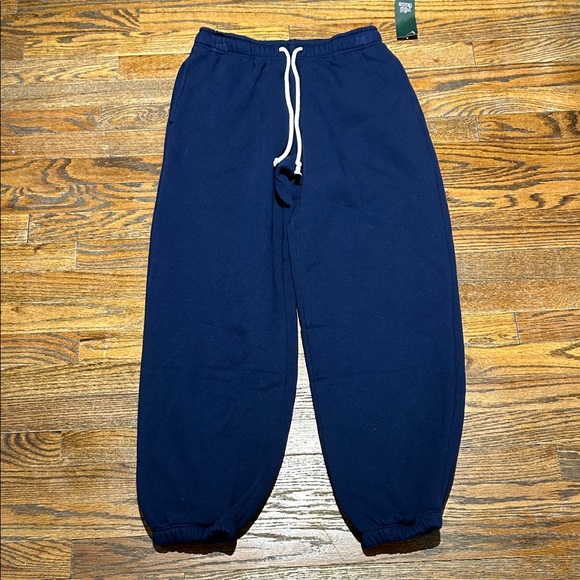 Pants - Women's Navy Drawstring Jogger Pants